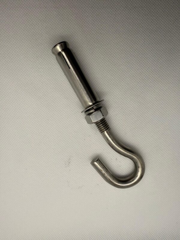 Stainless Steel Anchor Bolt with Hook – Heavy-Duty Expansion Bolt