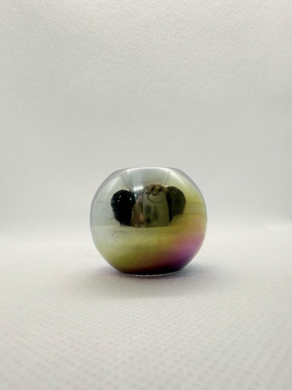 Iridescent Decorative Metal Ball – Polished Finish