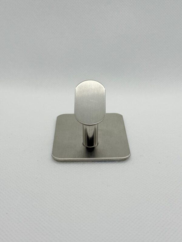 Stainless Steel Rectangular Base Hook – Modern Minimalist Design
