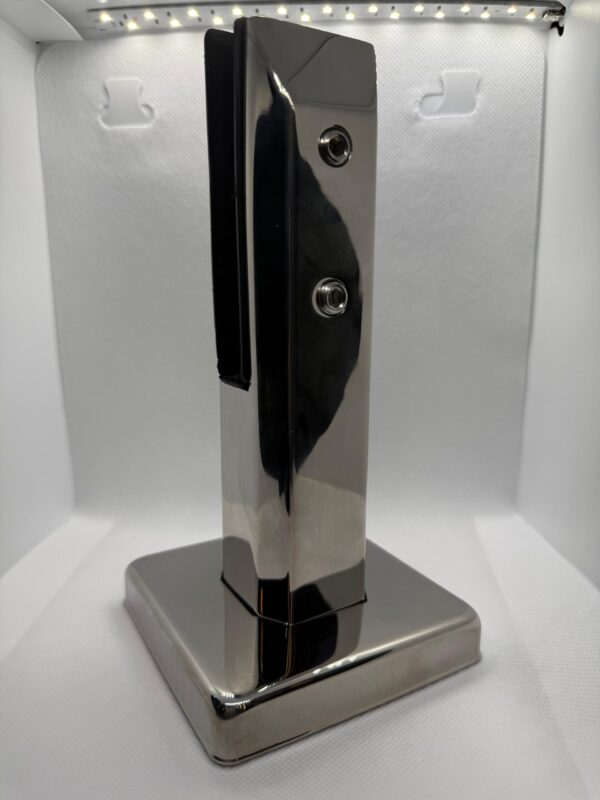Stainless Steel Glass Railing Post – Polished Finish
