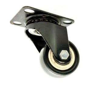 Heavy-Duty Black Swivel Caster Wheel