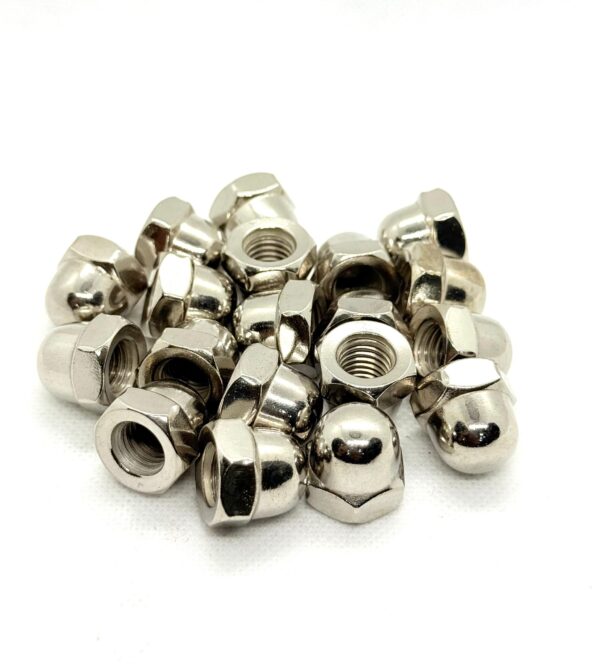 Stainless Steel Acorn Cap Nuts – Dome Hex Nuts