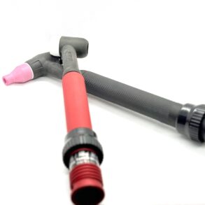 Experience precision and comfort with this Air-Cooled TIG Welding Torch, designed for high-performance welding applications. Featuring an ergonomic non-slip grip, this torch provides maximum control and comfort for extended use. Equipped with a durable ceramic nozzle and heat-resistant components, it ensures smooth and stable arc performance for welding stainless steel, aluminum, and other metals. The flexible cable connection allows for easy maneuverability, making it an ideal choice for professionals and DIY welders seeking consistent, high-quality TIG welds.