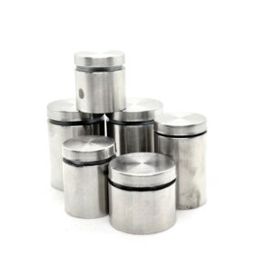 Stainless Steel Wall Mount Standoff Spacers – Sign and Glass Mounting Hardware