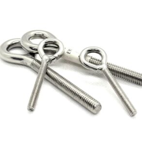 Stainless Steel Eye Bolts – Heavy-Duty Threaded Lifting Hooks