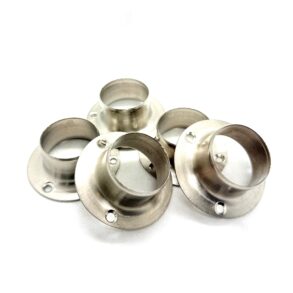 Stainless Steel Round Flange Brackets – Wall Mount Pipe Supports