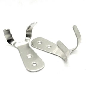 Organize your space with these Stainless Steel Wall Mount Utility Hooks, designed for durable and versatile storage solutions. Made from high-quality stainless steel, these hooks offer excellent corrosion resistance and a sleek, modern finish, making them perfect for both indoor and outdoor use. The U-shaped design provides a secure grip for tools, hoses, ropes, cables, and other hanging items, while the pre-drilled holes ensure easy and sturdy wall mounting. Ideal for garages, workshops, storage rooms, and utility spaces, these heavy-duty hooks help maximize storage efficiency and maintain organization.