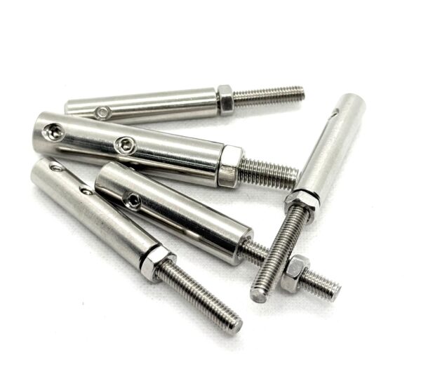 Stainless Steel Cable Railing Tensioners – Threaded Swage Fittings