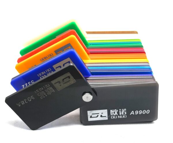 Acrylic Sheet Color Sample Kit – Multicolor Plexiglass Swatch Set