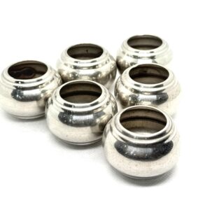 Stainless Steel Decorative End Caps – Set of 6