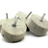 Non-Woven Polishing Wheel Buffs with Shank – Set of 4