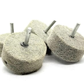 Non-Woven Polishing Wheel Buffs with Shank – Set of 4