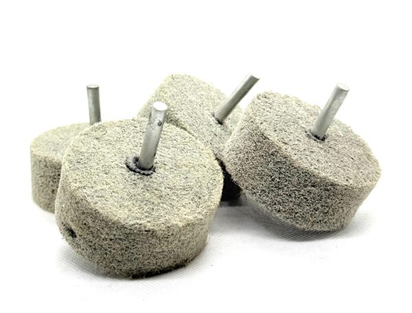 Non-Woven Polishing Wheel Buffs with Shank – Set of 4