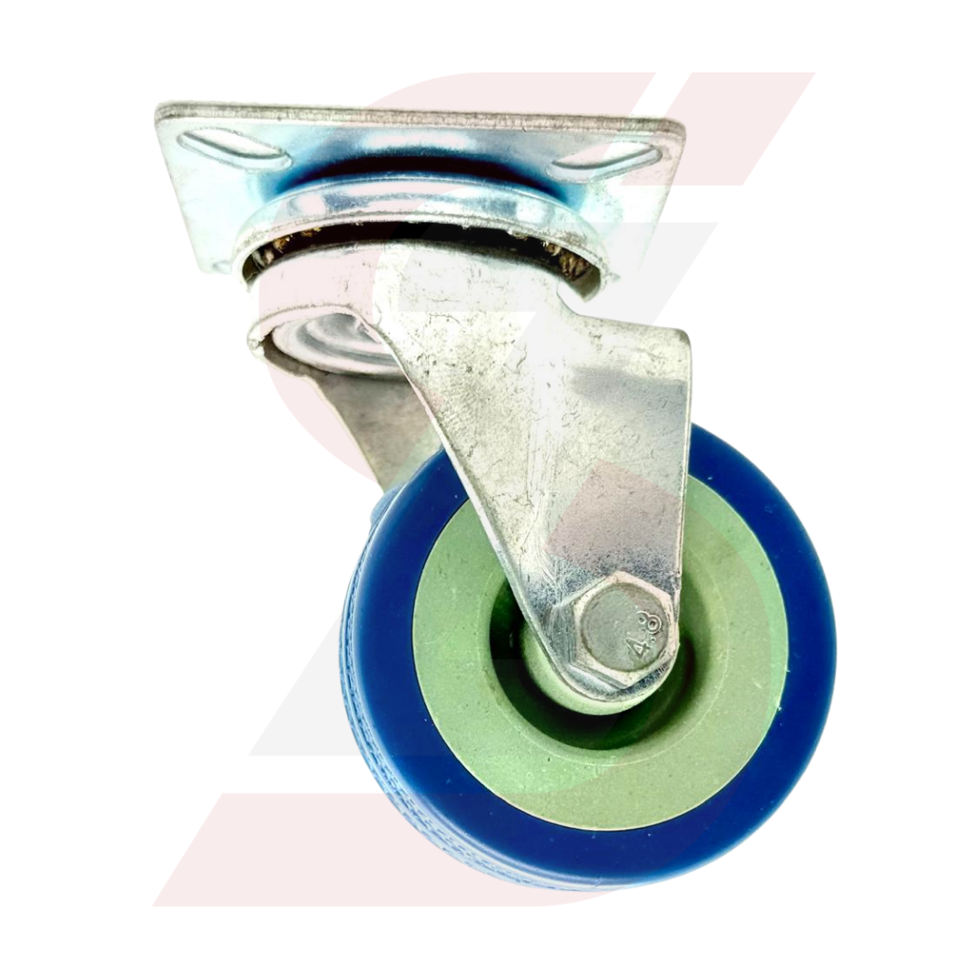Caster Wheel Blue (2) Caster Wheel - Blue - Image 1