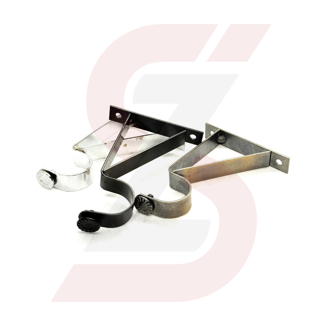 SINGLE BRACKET 102 Stainless Steel Curtain Single Bracket - Image 1